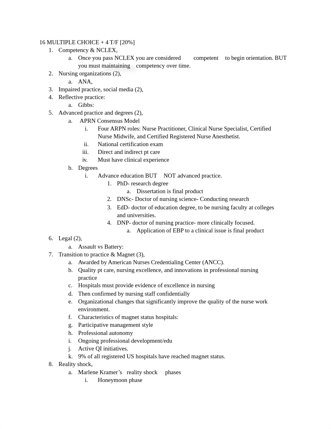 FINAL EXAM STUDY GUIDE- NU489.docx_d77bw8395t7_page1