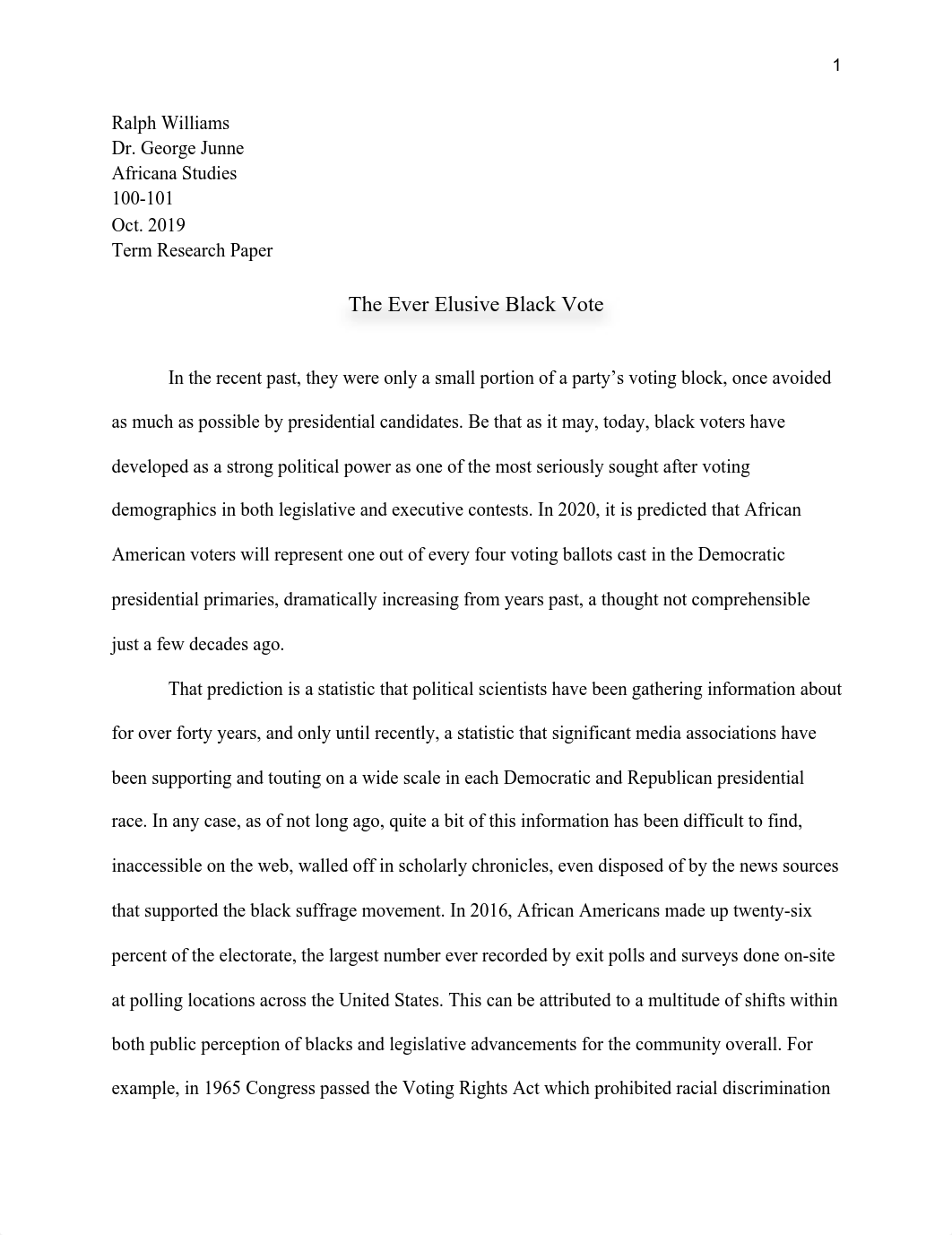 Africana Studies Research Paper_ The Evolution of the Black Vote.pdf_d77t2e7dlej_page1