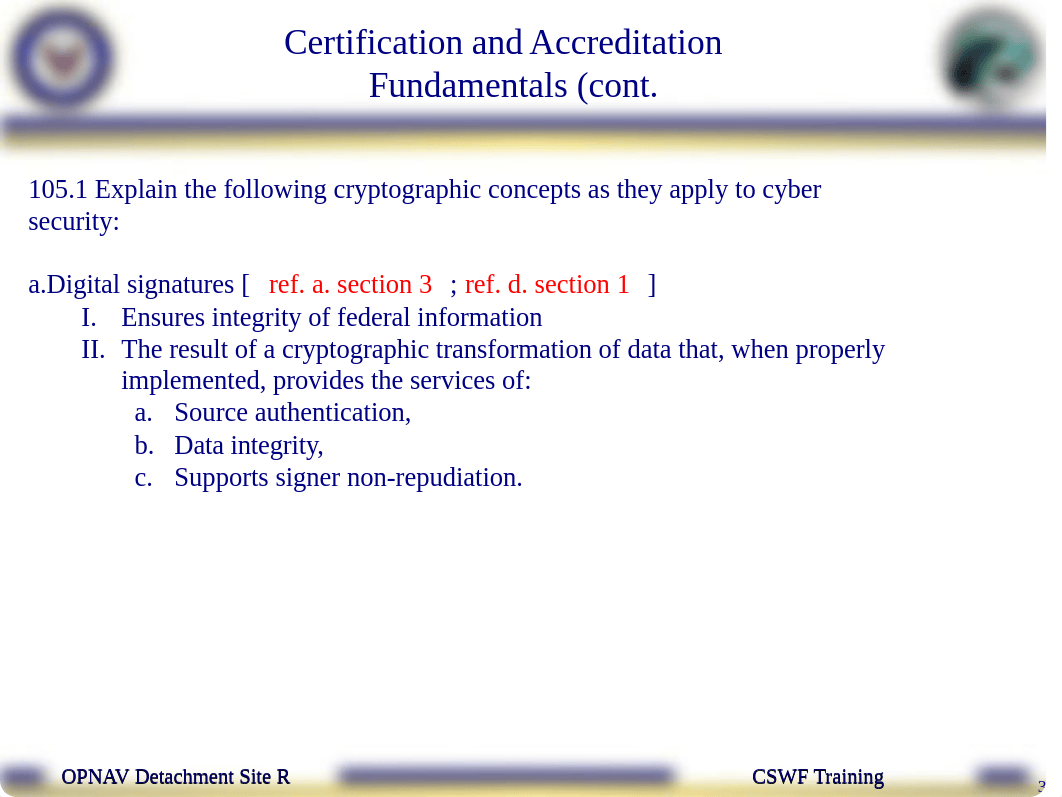 OPNAV CSWF PQS - 105 Cryptology Fundamentals.ppt_d780km2r9kj_page3