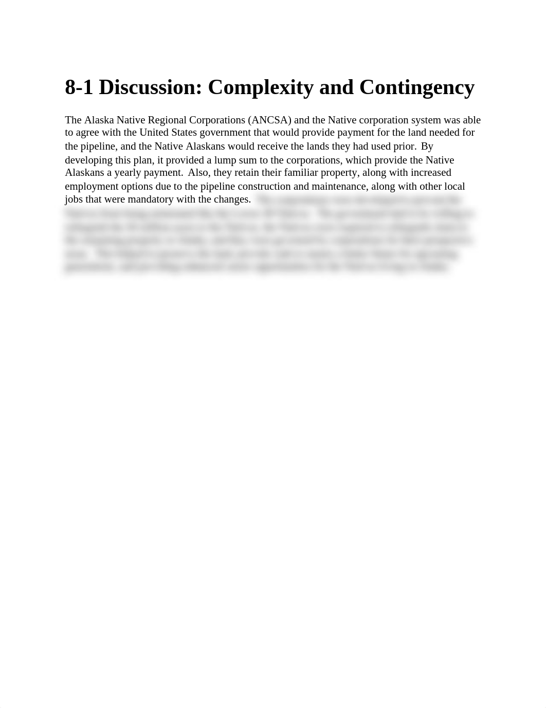 HIS-200 - 8-1 Discussion - Complexity and Contingency.docx_d781m2i3j0t_page1