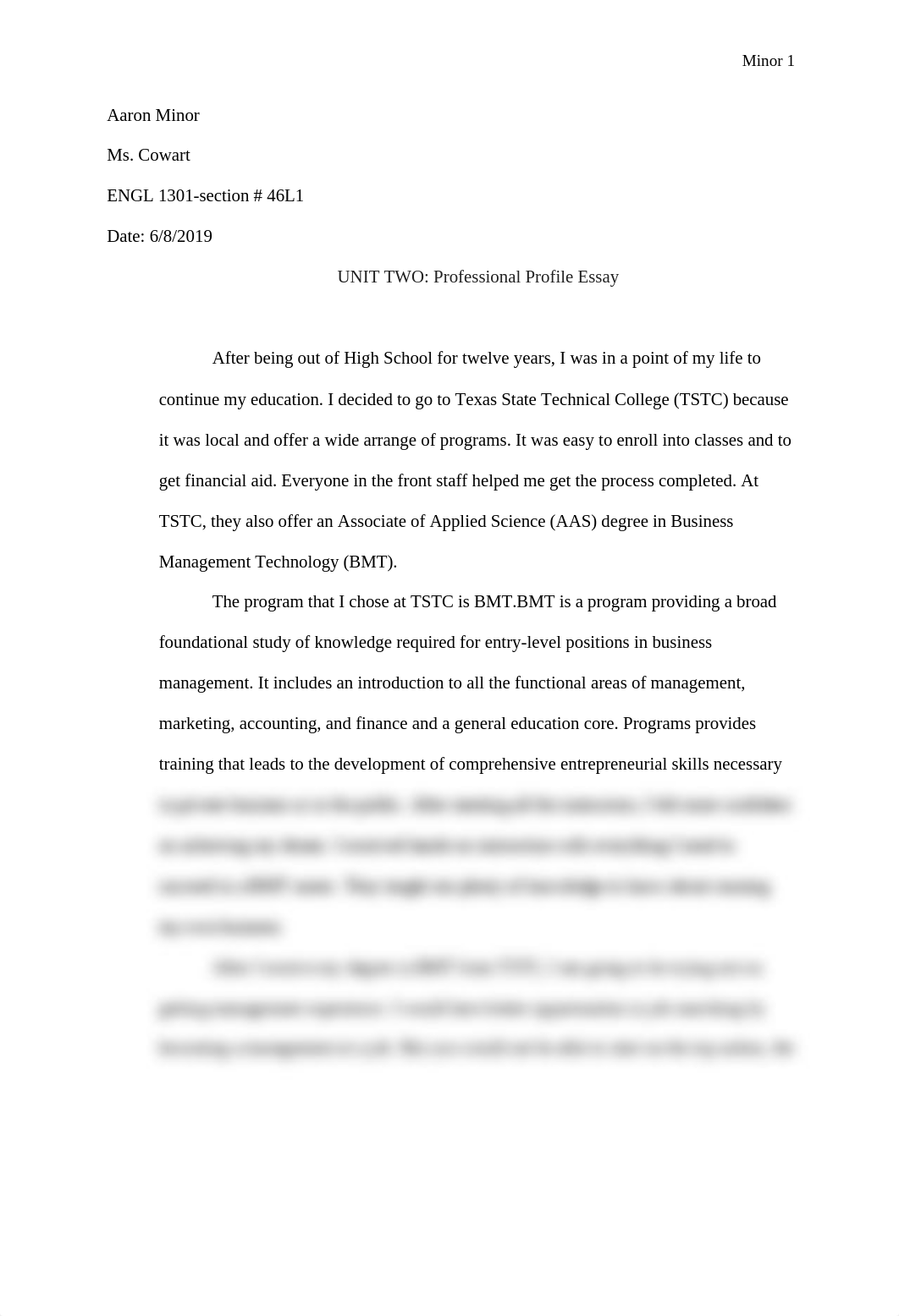 UNIT TWO Professional Profile Essay.docx_d783ncqd1pk_page1