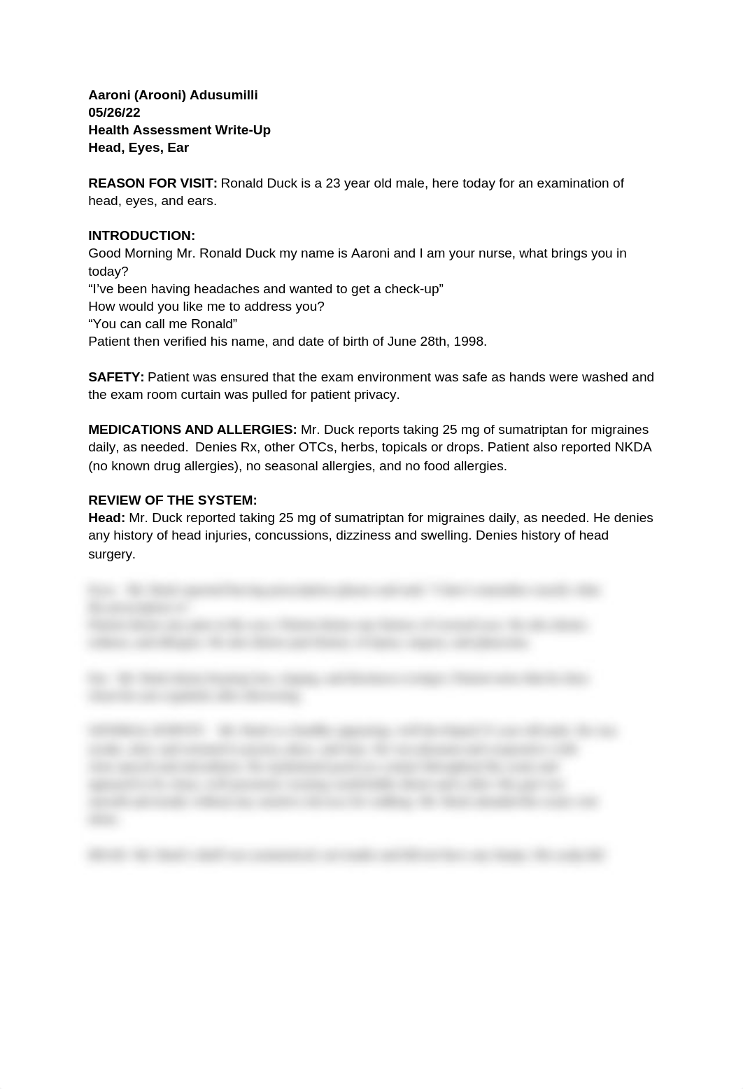 Week 2 Head, Eyes, and Ears Health Assessment Write-Up (1).docx_d789wf98zxs_page1