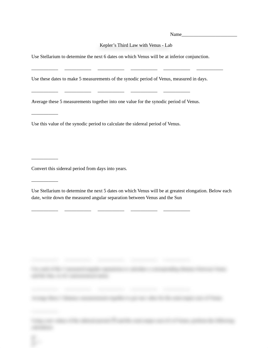 Kepler's Third Law with Venus - Worksheet.pdf_d78iu4i3qou_page1