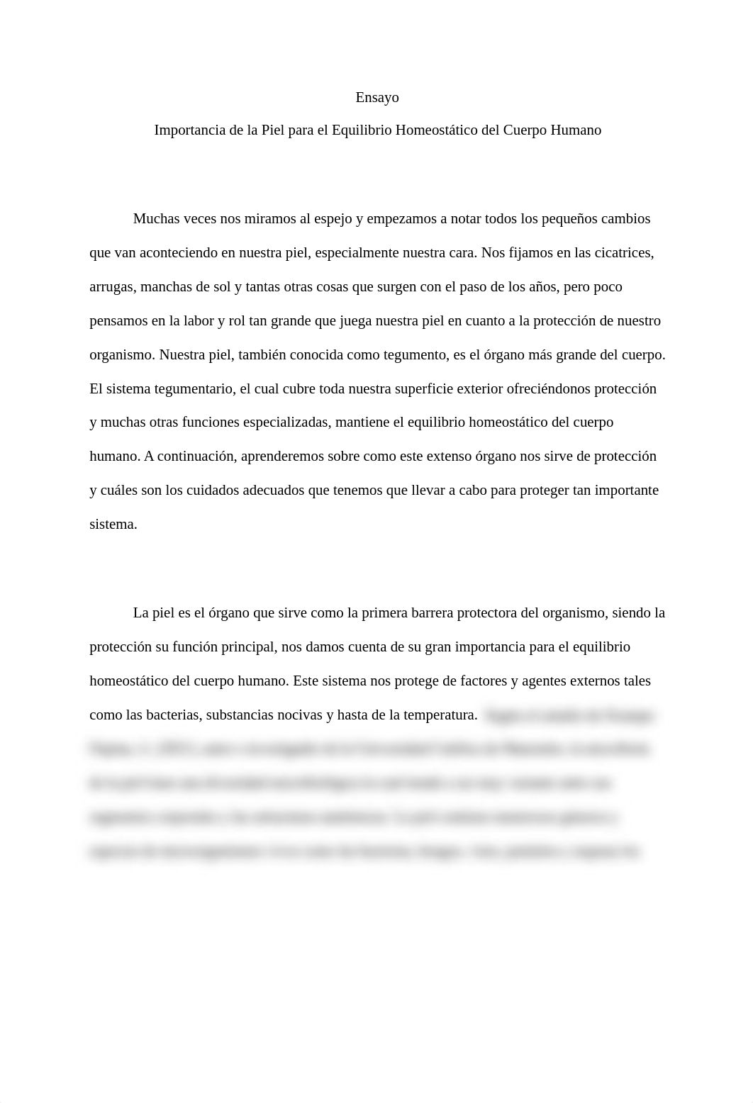 Ensayo - Importancia de la piel para el equilibrio homeostático del cuerpo humano.docx_d794uzdd9dv_page2