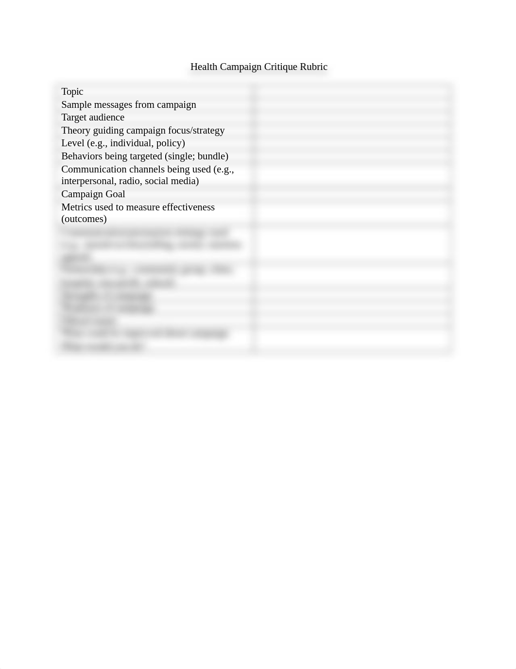 Health Campaign Critique Rubric.docx_d798sfdiu8w_page1