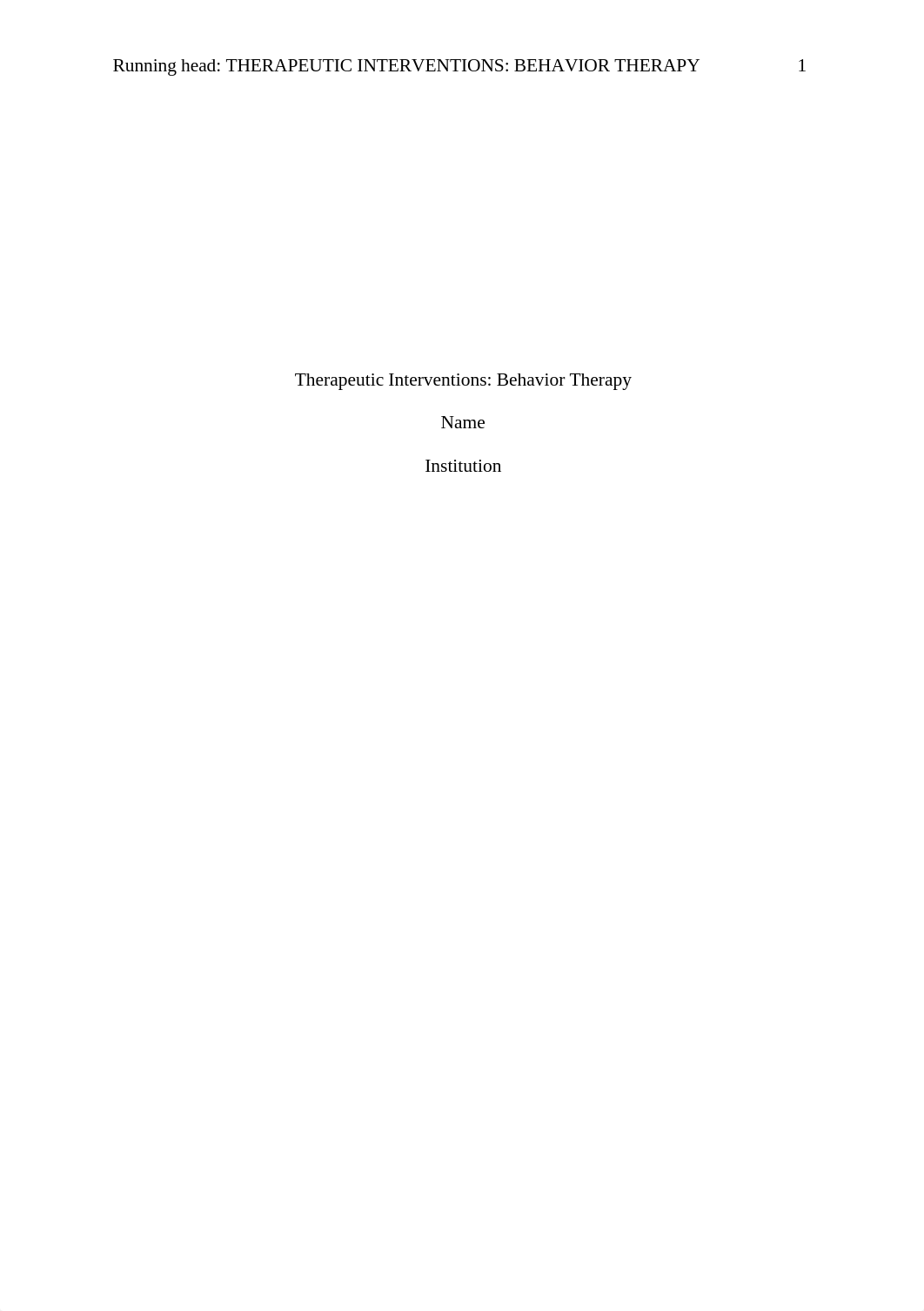 APA Therapeutic Interventions Behavior Therapy.docx_d79f8l48qmt_page1