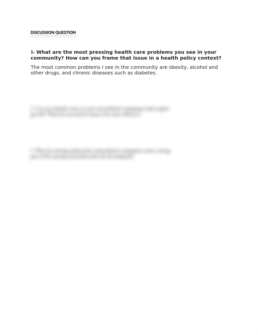 DISCUSSION QUESTION WEEK 2 HEALTH POLICY.docx_d79mxnbs731_page1