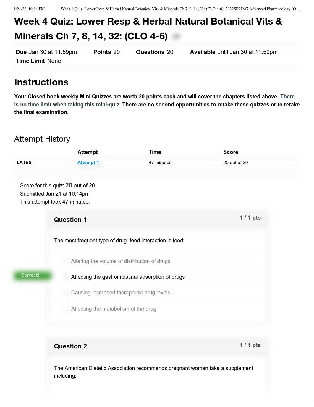 Week 4 Quiz_ Lower Resp & Herbal Natural Botanical Vits & Minerals Ch 7, 8, 14, 32_ (CLO 4-6)_ 2022S_d79q2limxuk_page1