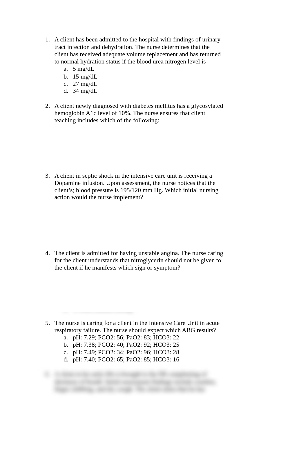 Cumulative NCLEX test Qs - Rapid Review-Handout.docx_d7a1vgj3gmv_page1