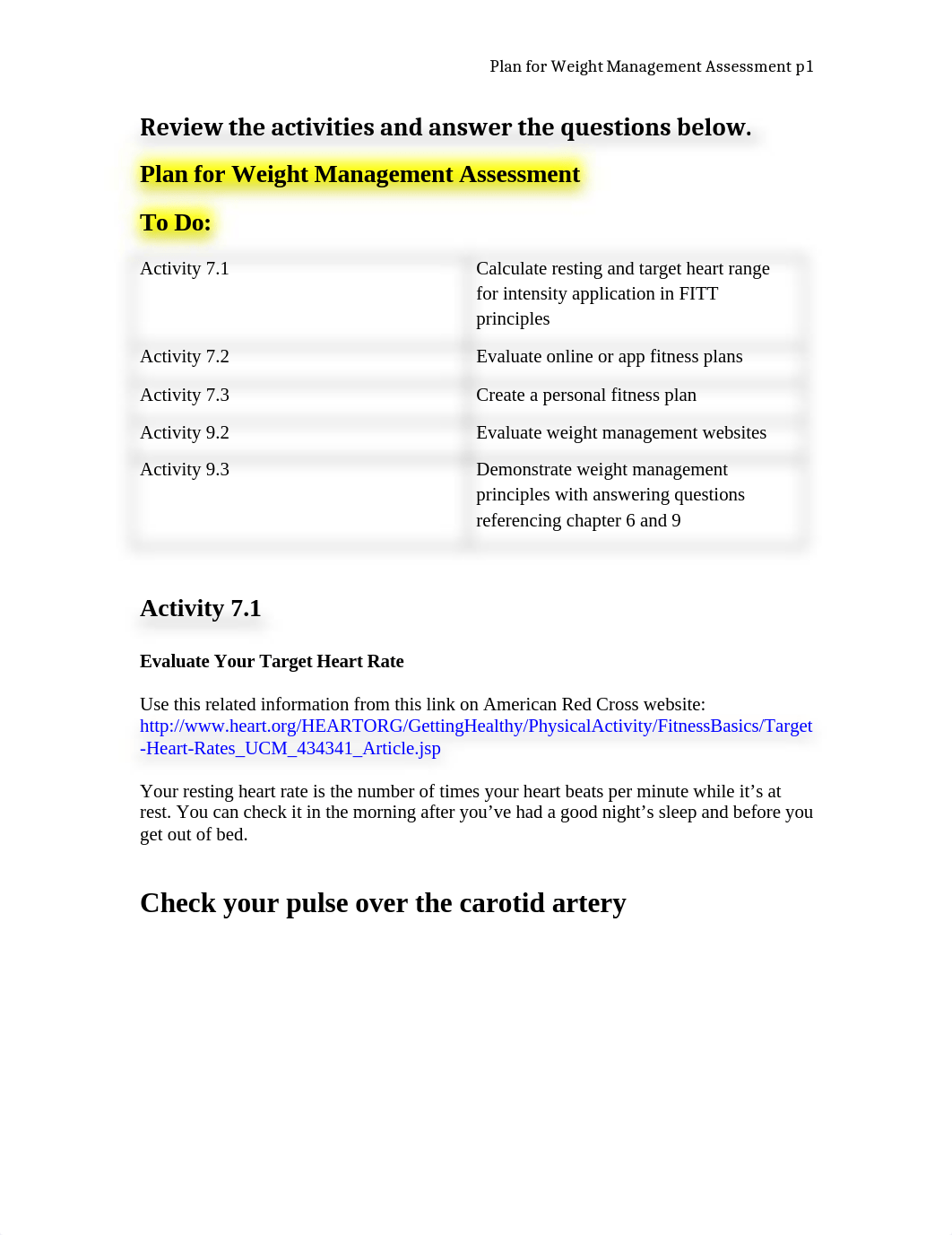 A#5 Plan for Weight Management Assessment(2).docx_d7a6aofsdfa_page1