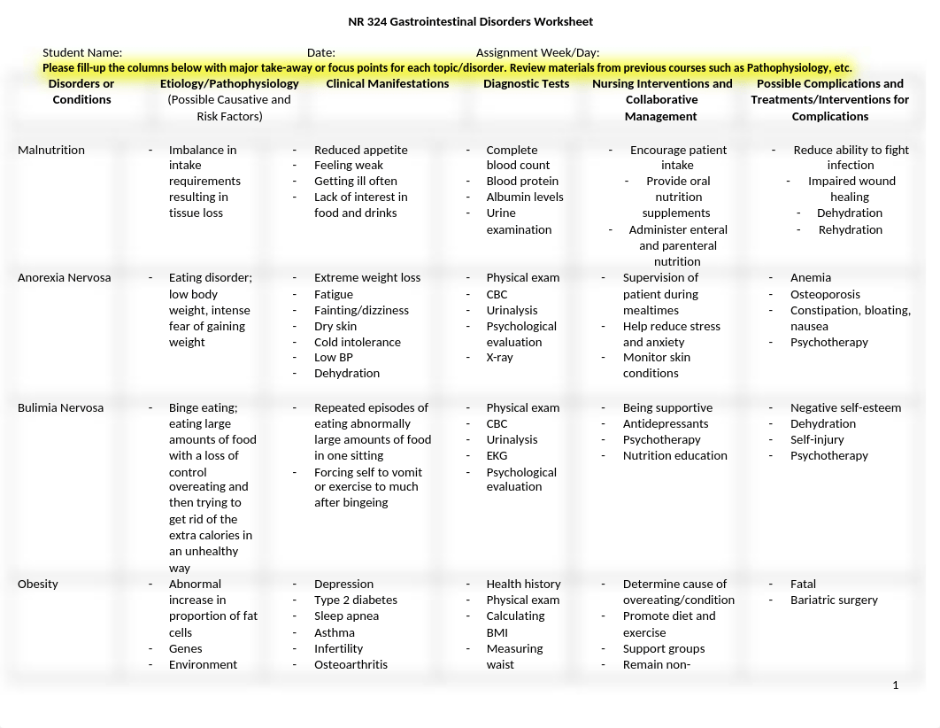 Gastrointestinal Disorders Worksheet.docx_d7a7cq136wk_page1