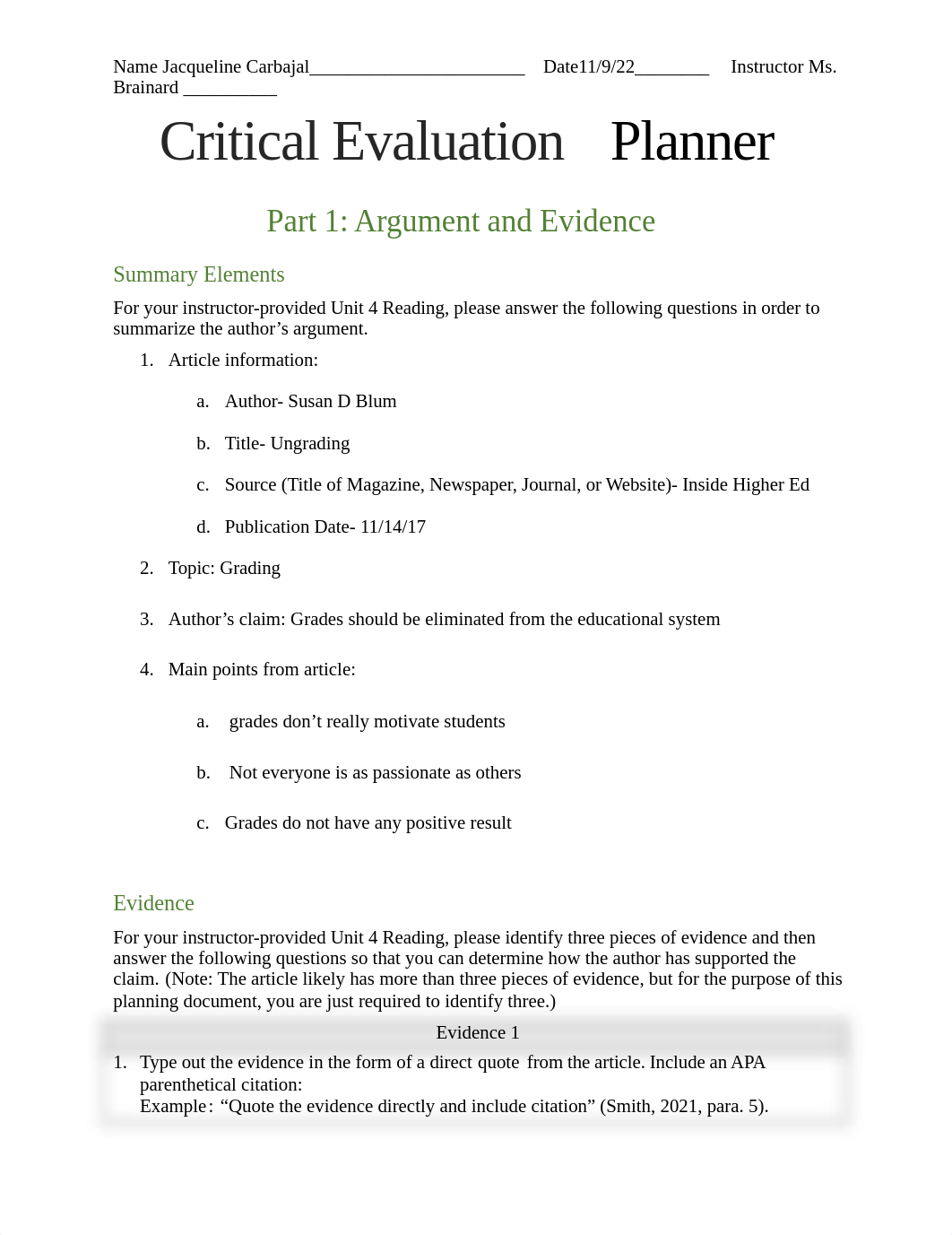 Critical Evaluation Planner Part 1 Evidence.docx_d7akgbh7ewx_page1