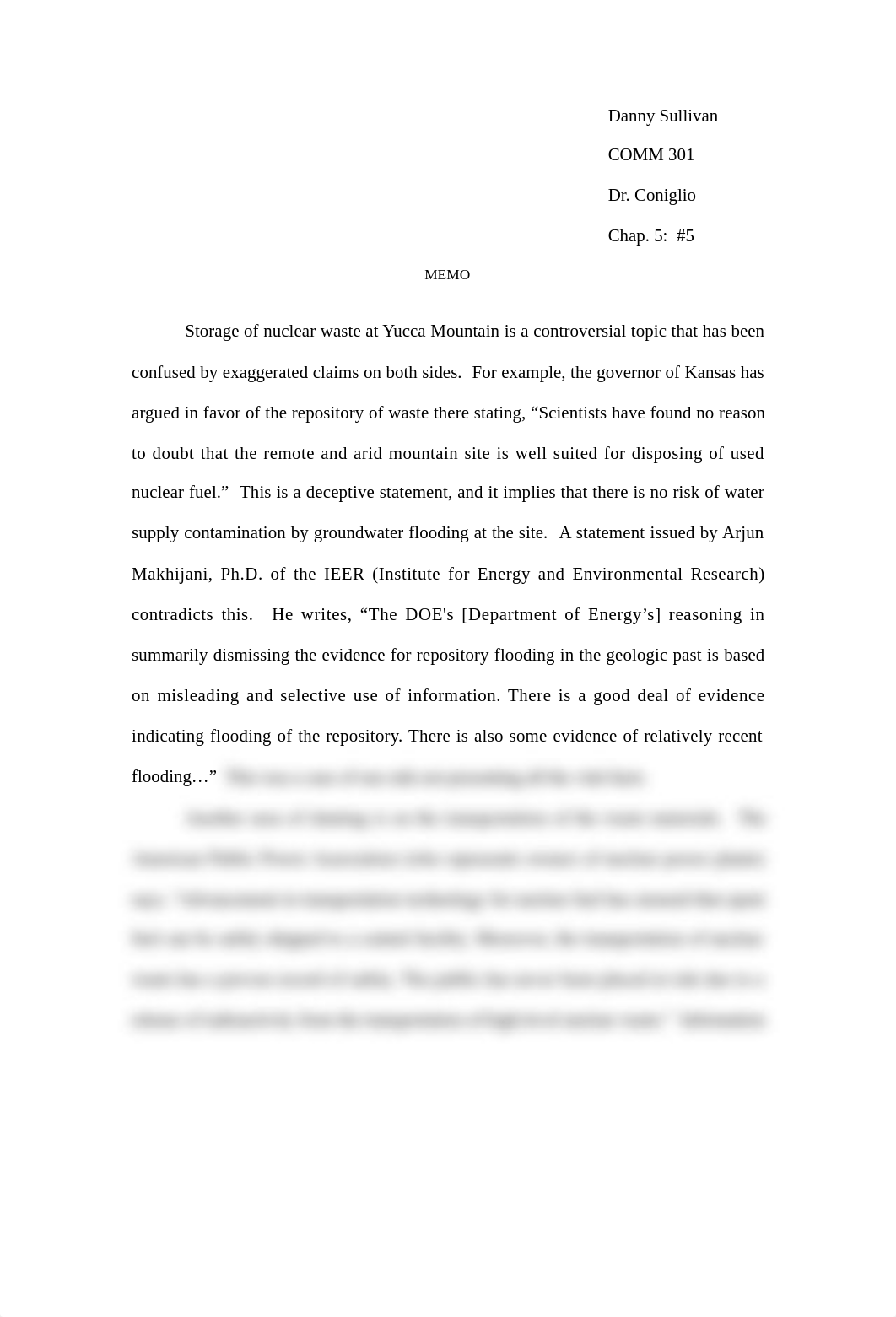 Storage of Nuclear Waste in Yucca Mountain Essay_d7aup8dqp04_page1