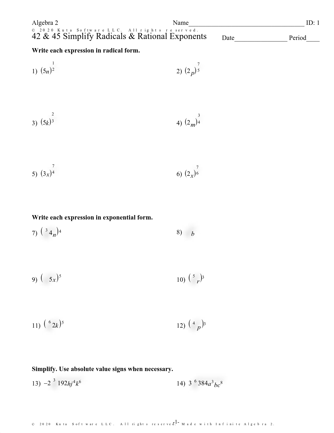 7.1 Converting & Simplifying Radical Expressions P4S1.pdf_d7ay56j0i2o_page1