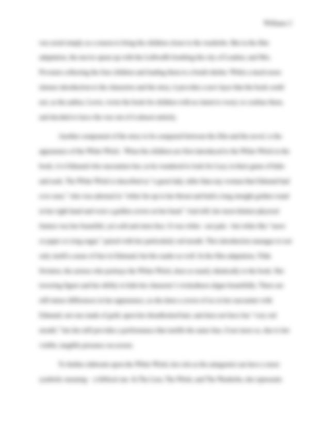 Compare and Contrast Essay - The Lion, the Witch, and the Wardrobe - Tristan Williams.docx_d7b1etl9vpv_page2