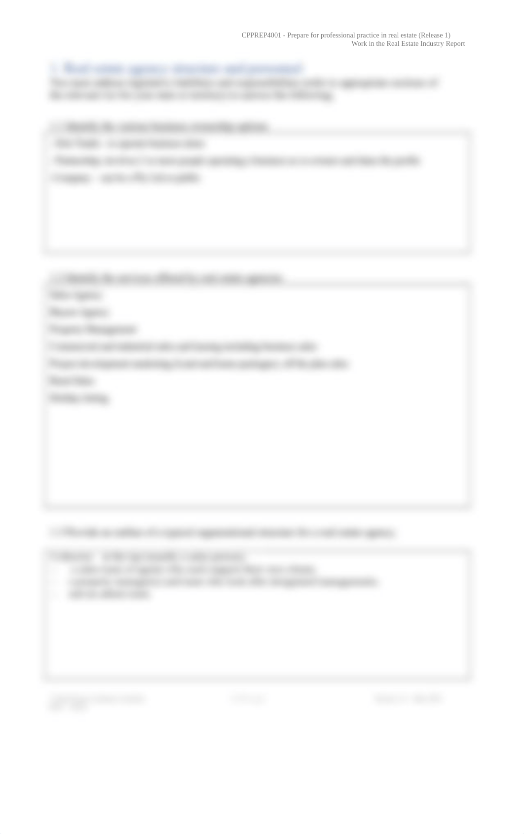 REAA - CPPREP4001 - Work in the Real Estate Industry Report v1.6.docx_d7b3urzohow_page3