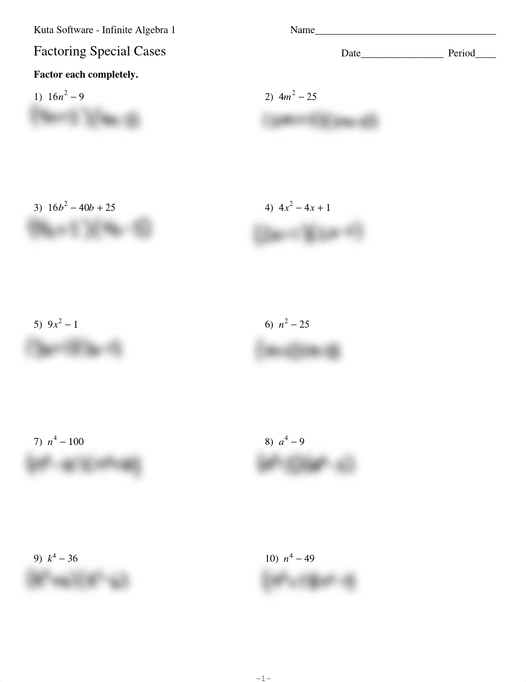 practice Factoring Special Cases squares and trinomials.pdf_d7b50jk7xk5_page1