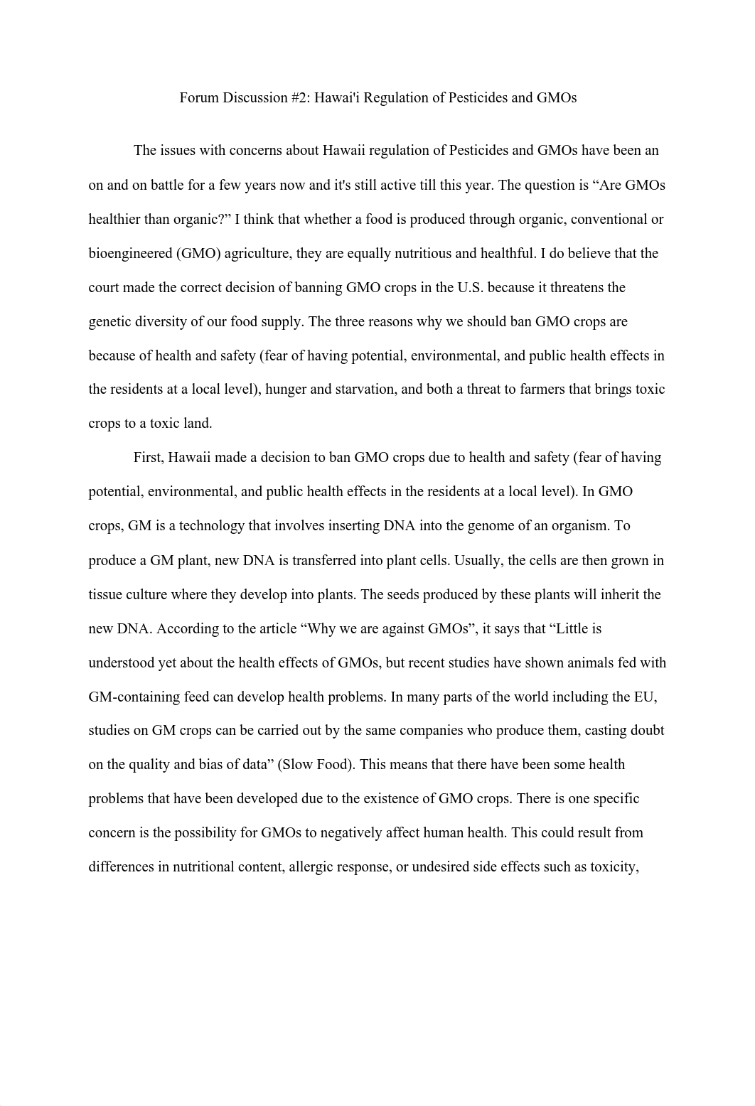 Forum Discussion #2_ Hawai'i Regulation of Pesticides and GMOs.pdf_d7bt9mwtfwb_page1