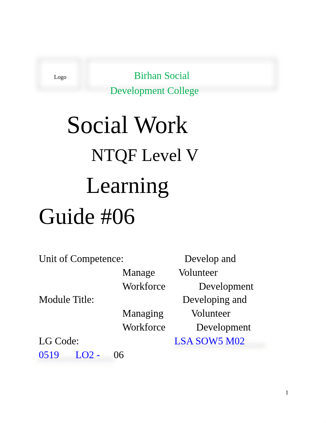 02  Learning Guide for Developing and managing volunteerism work force development.docx_d7bzi6y84vr_page1