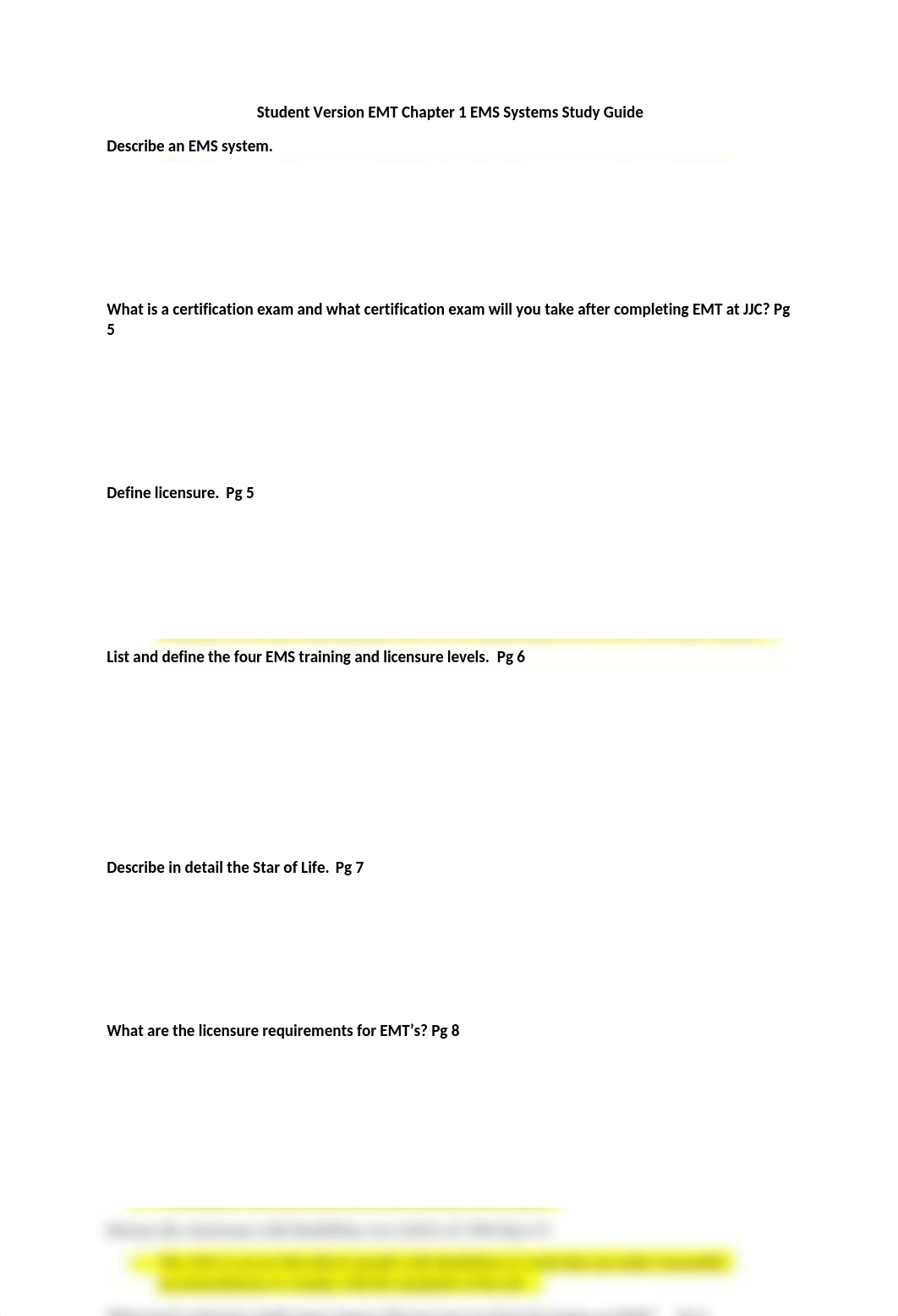 Aledc Siranossian EMT Chapter 1 EMS Systems Study Guide (6).docx_d7cevbtpmue_page1