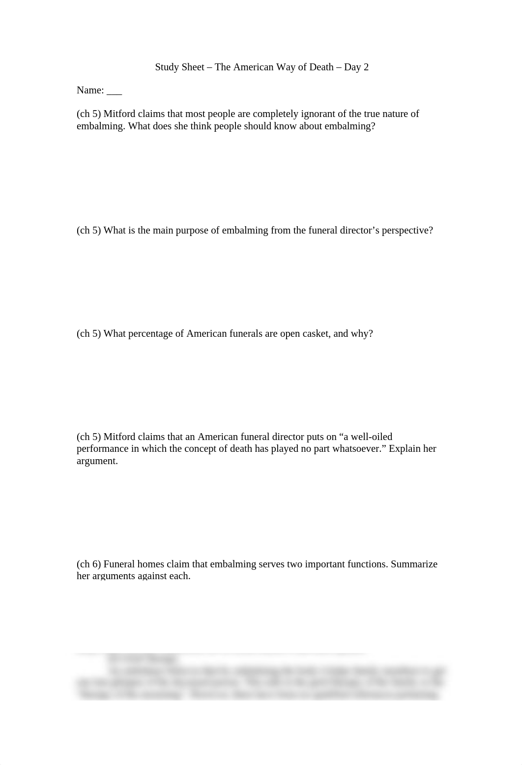 PR 433 Study Sheet - The American Way of Death - Day 2 (1)_d7cf97jjr31_page1