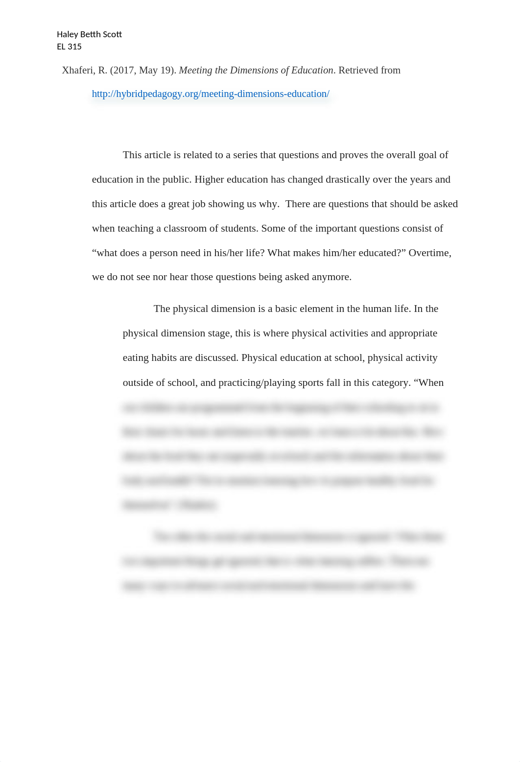 EL 315 Article Critique 2 Dimensions.docx_d7cldbvk3ri_page2