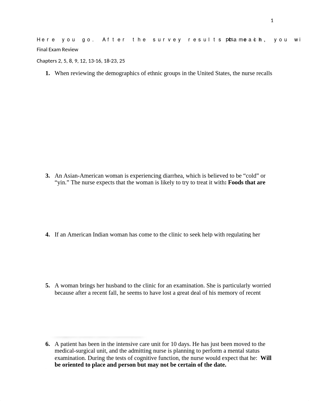 Health Assessment Final Exam Review.docx_d7cqwc8do4w_page1