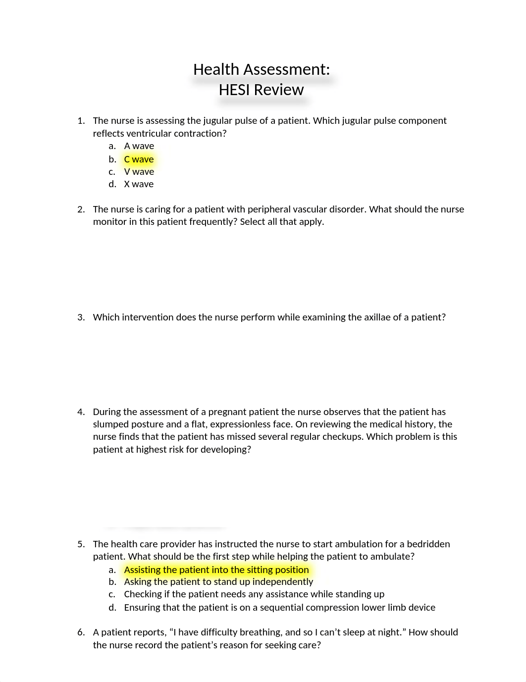 Health Assessment- HESI REVIEW.docx_d7cxol1557k_page1