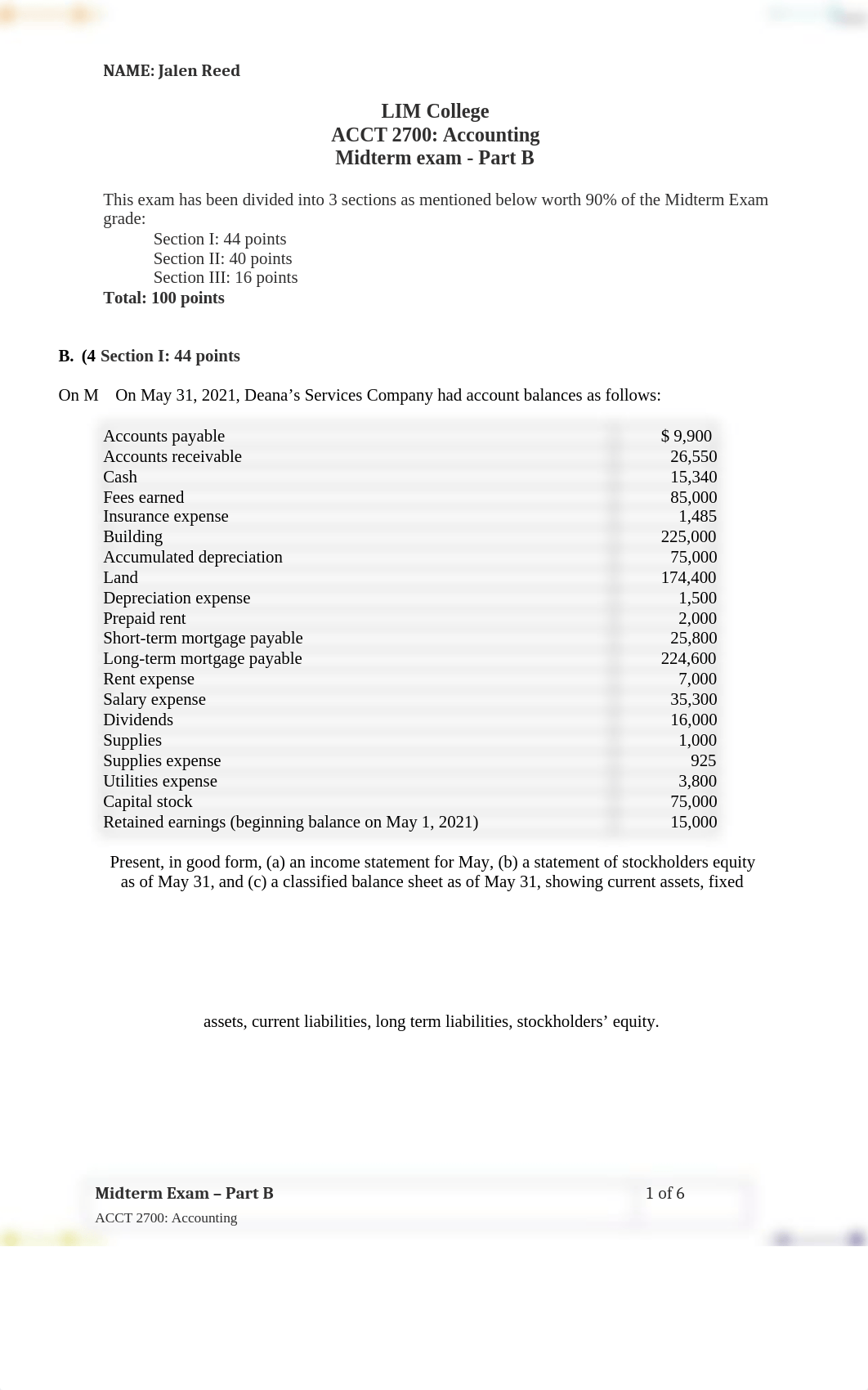 Jalen Reed ACCT 2700-S1 Midterm Part B-Sp 22.docx_d7d1ve2d8ug_page1