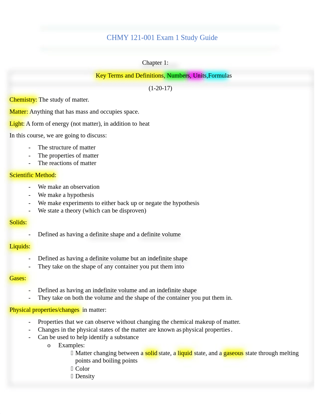 Chemistry Exam 1 Study Guide_d7d5oh9ni81_page1