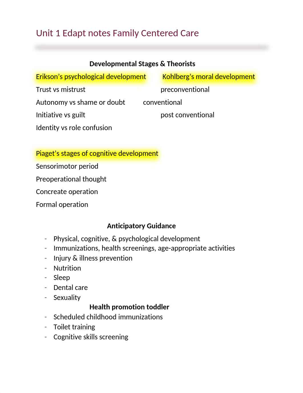 Unit 1 Edapt notes Family Centered Care.docx_d7db2lexxly_page1