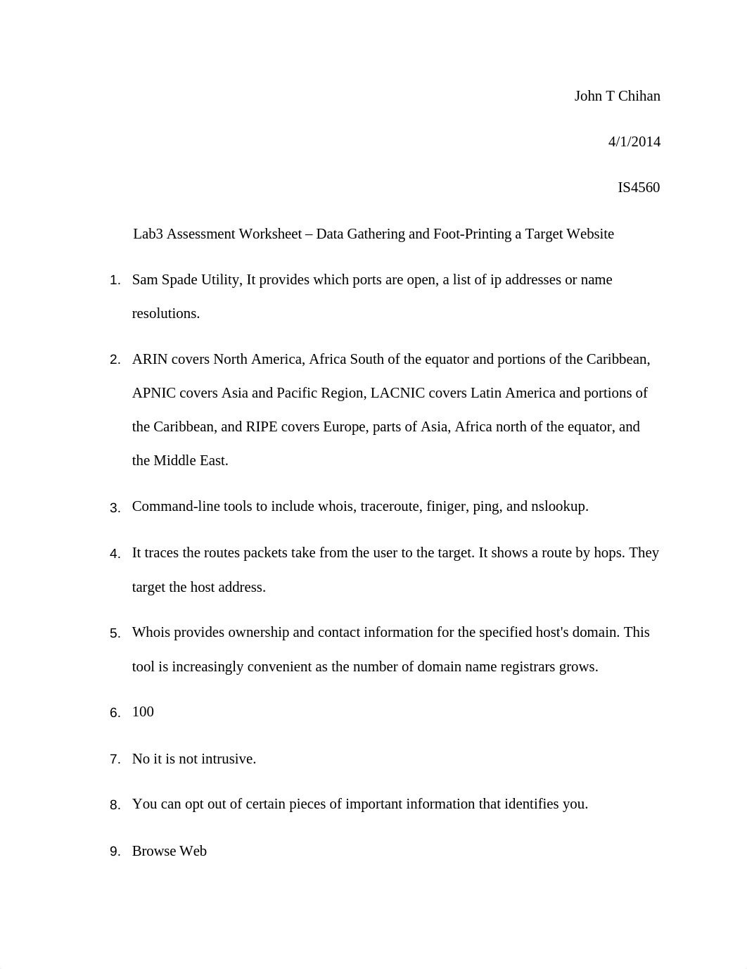 Lab 3 Assessment Worksheet - Data Gathering and Foot-Printing a Target Website_d7dbpaxq17g_page1