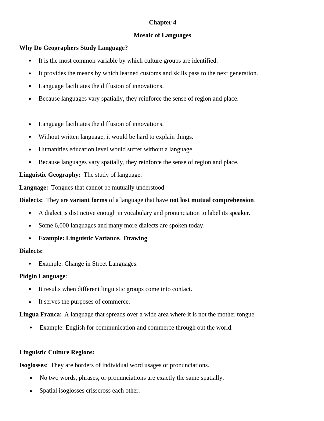 Chapter 4 Notes - Geography of Languages_d7dma96osn2_page1