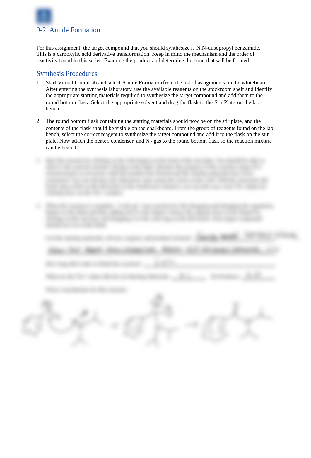 Amide Formation - Lab Module 7(1).pdf_d7dp53pbkv8_page1