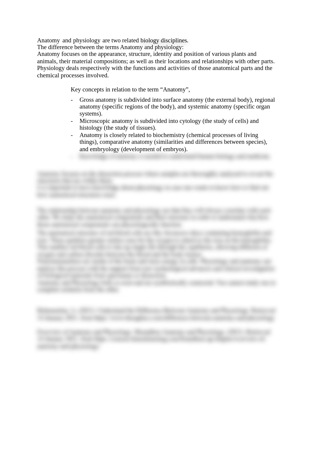 What is the difference between anatomy and physiology and how do these two sciences support each oth_d7dr307zzfe_page1