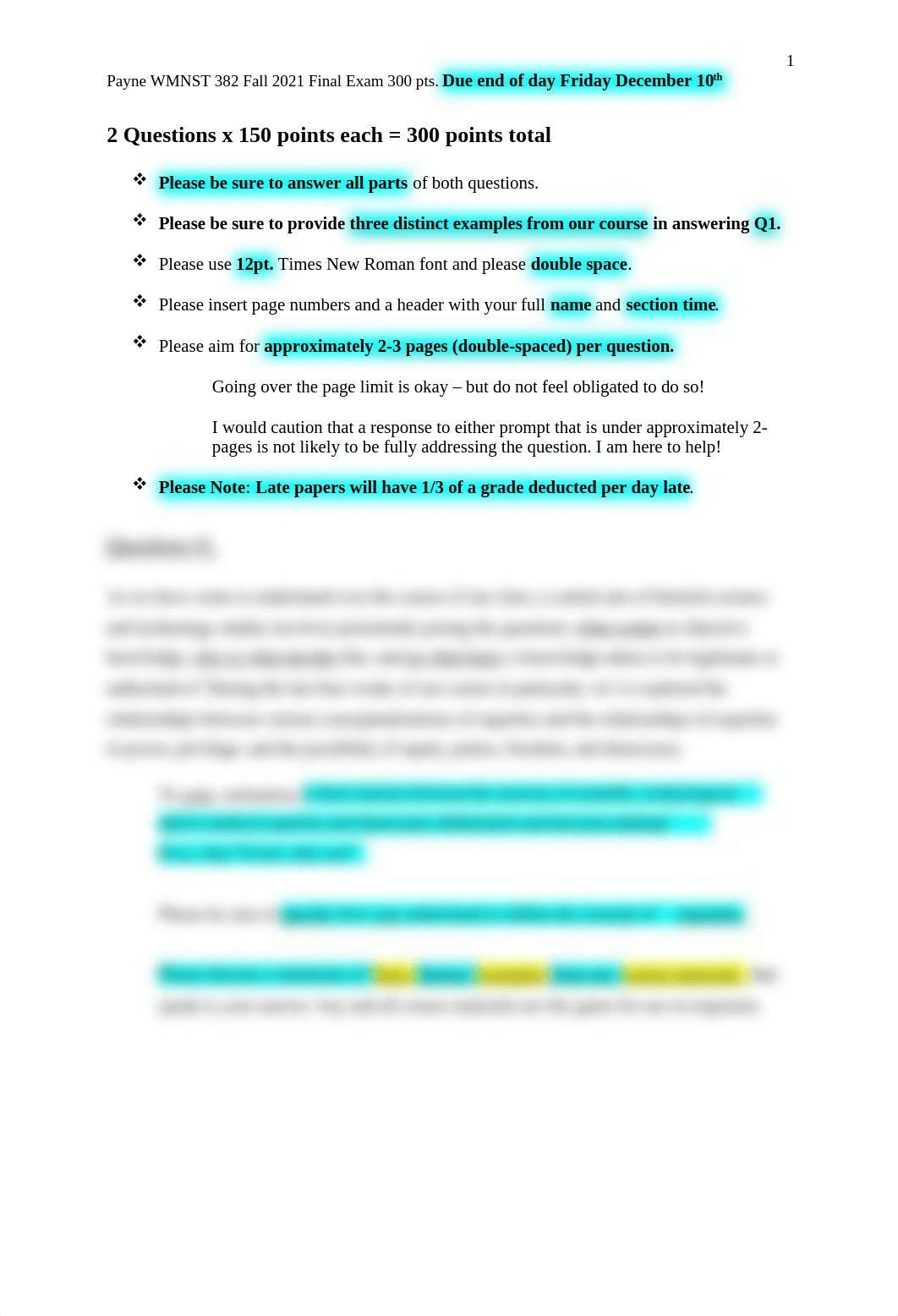 Payne WMNST 382 Fall 2021 Final Exam.docx_d7ei645t2l7_page1