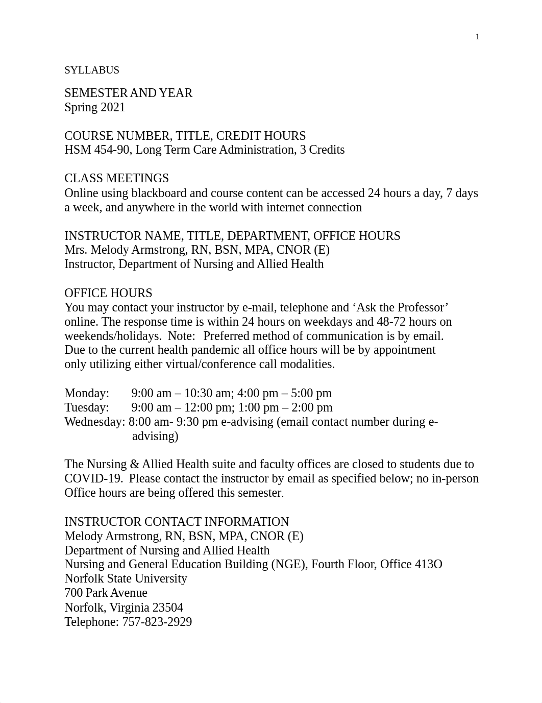 HSM 454 - Spring 2021 Syllabus(2).doc_d7ei6qtnj6q_page1