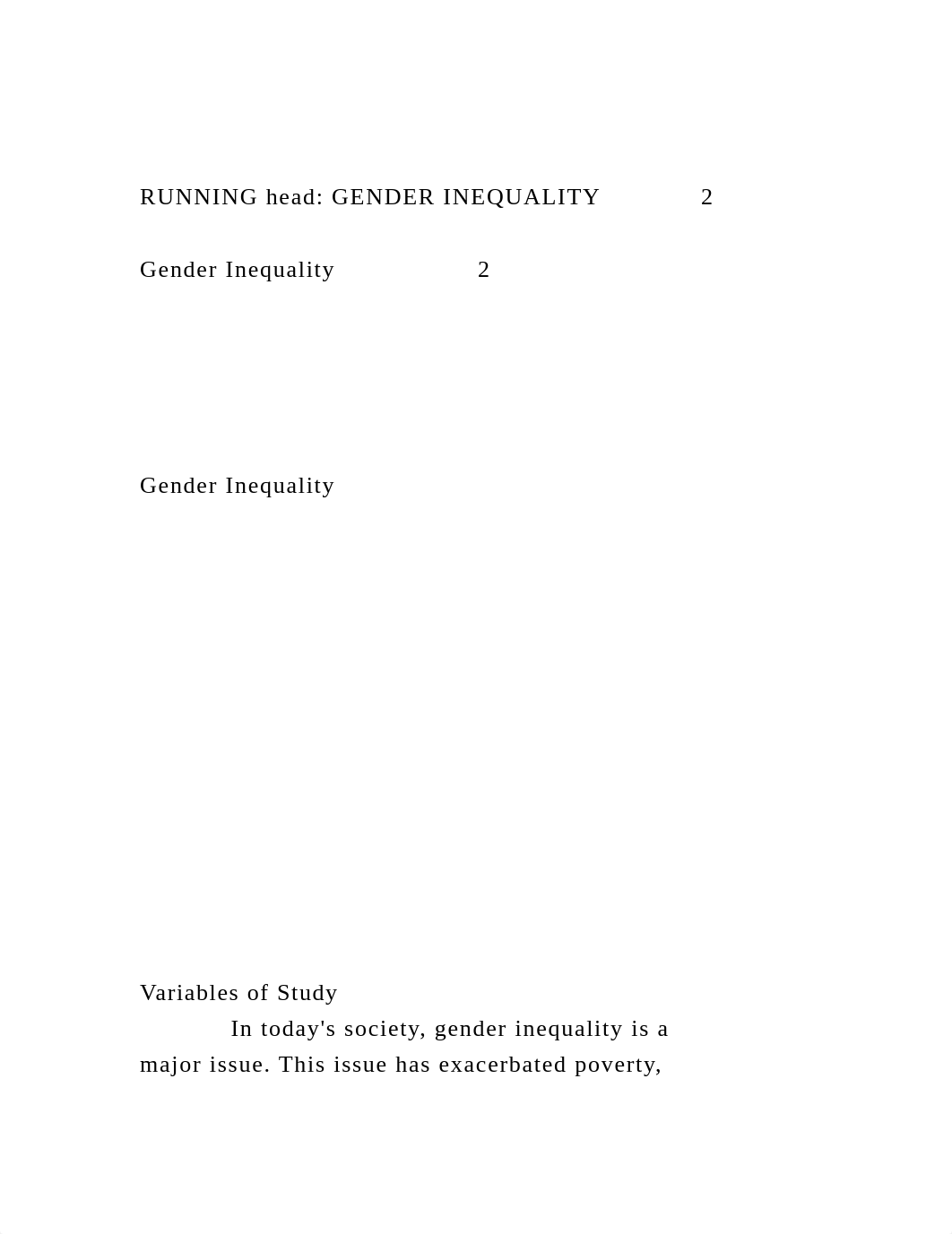 RUNNING head GENDER INEQUALITY2Gender Inequality2.docx_d7ej38stige_page2