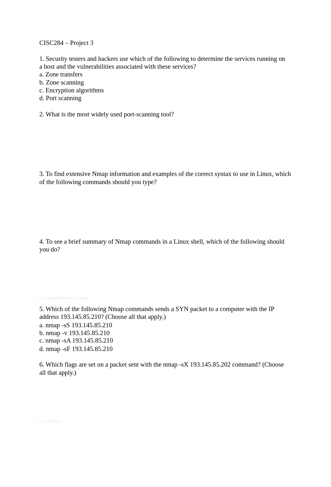 CISC284 project 3a.docx_d7eza6i7xtw_page1