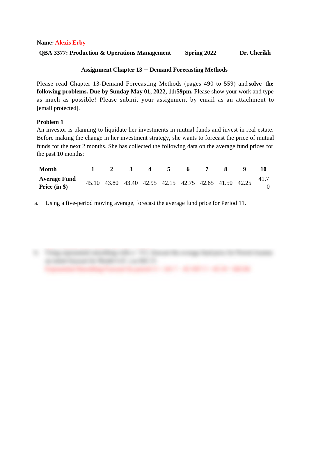 Assignment-Chapter 13-Spring 2022-Demand Forecasting Methods-1.docx_d7ezx09z3h8_page1