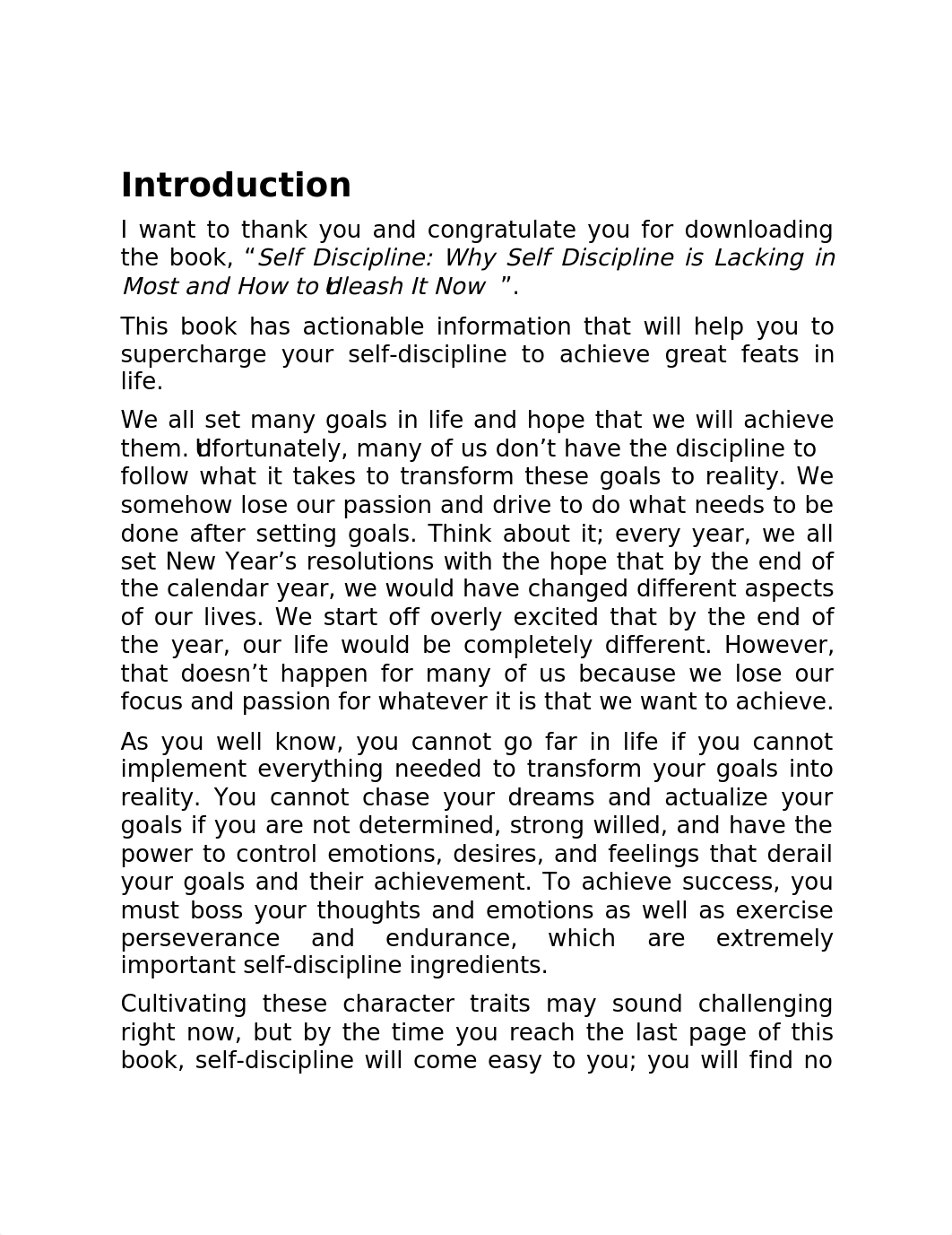 Self Discipline Mindset Why Self Discipline Is Lacking in Most and How to Unleash It Now by Curtis L_d7f3o5qk3gr_page3