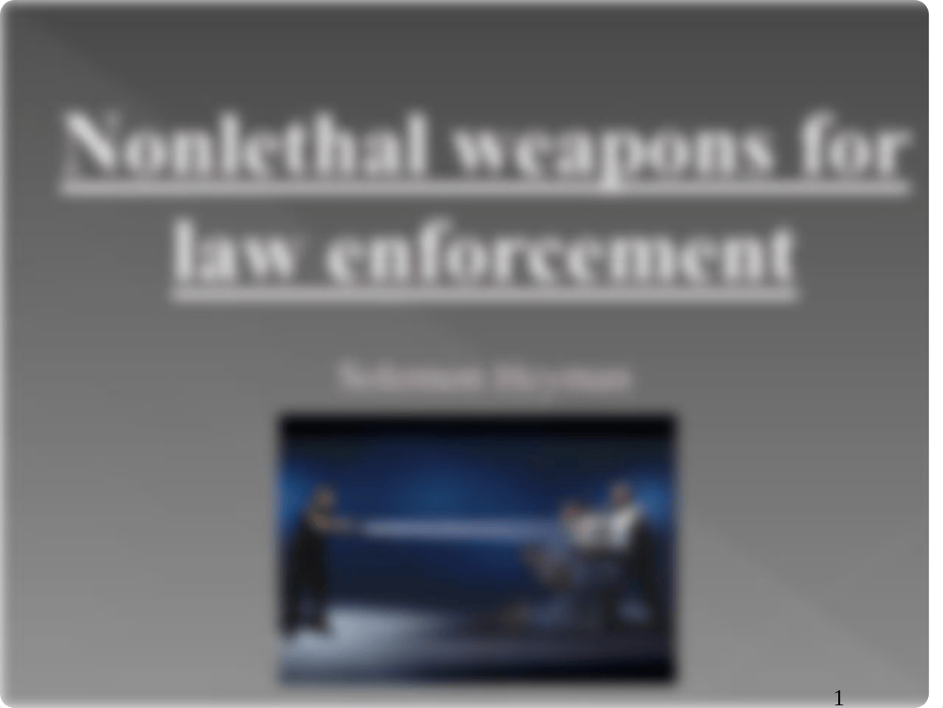 Nonlethal weapons POWERPOINT_d7f673z4jij_page1