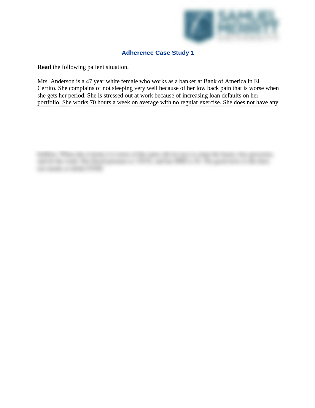 N674wk1 - Anderson.Adherence Case Study One (1).docx_d7f739sta96_page1