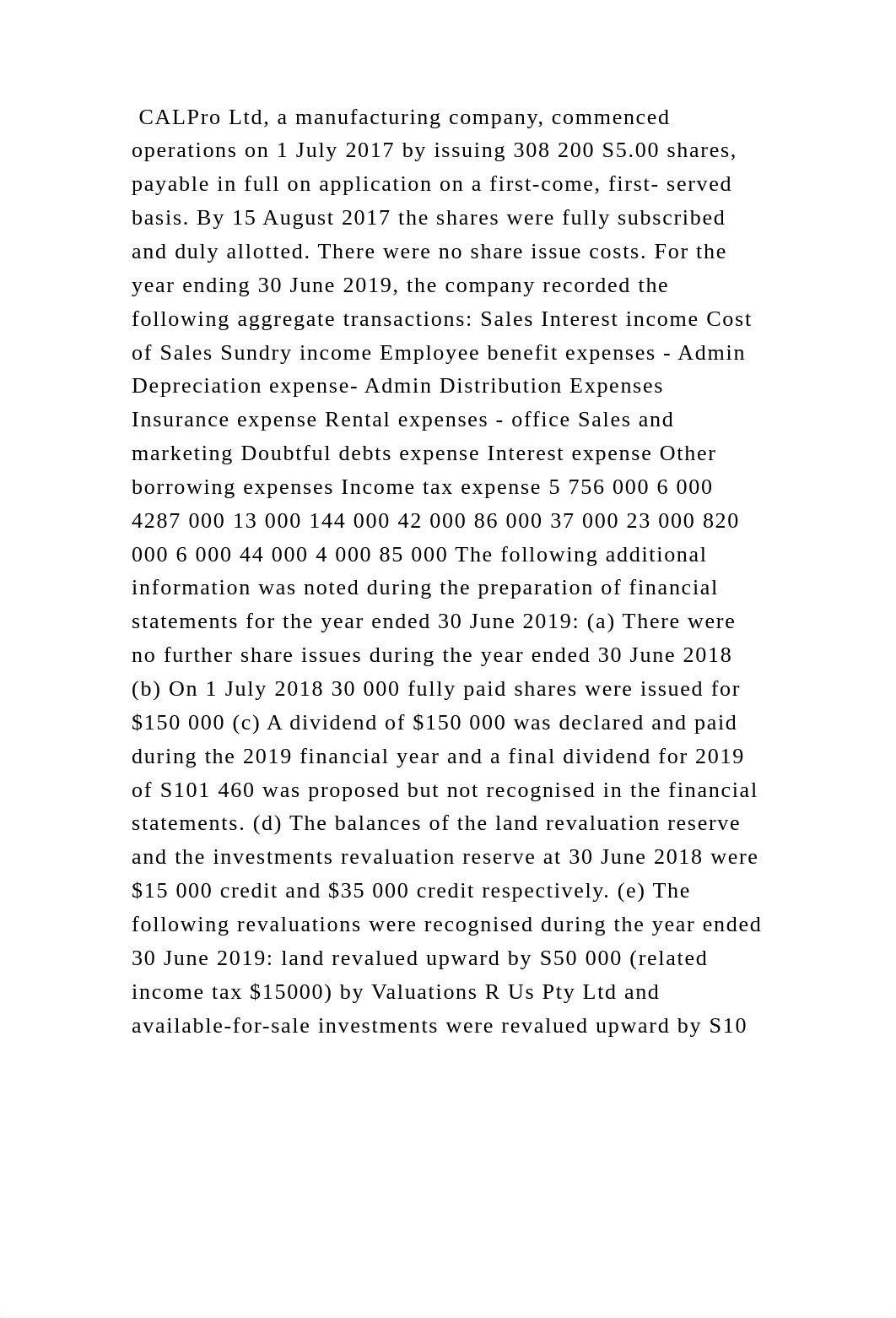 CALPro Ltd, a manufacturing company, commenced operations on 1 July 2.docx_d7fa1kmzd10_page2