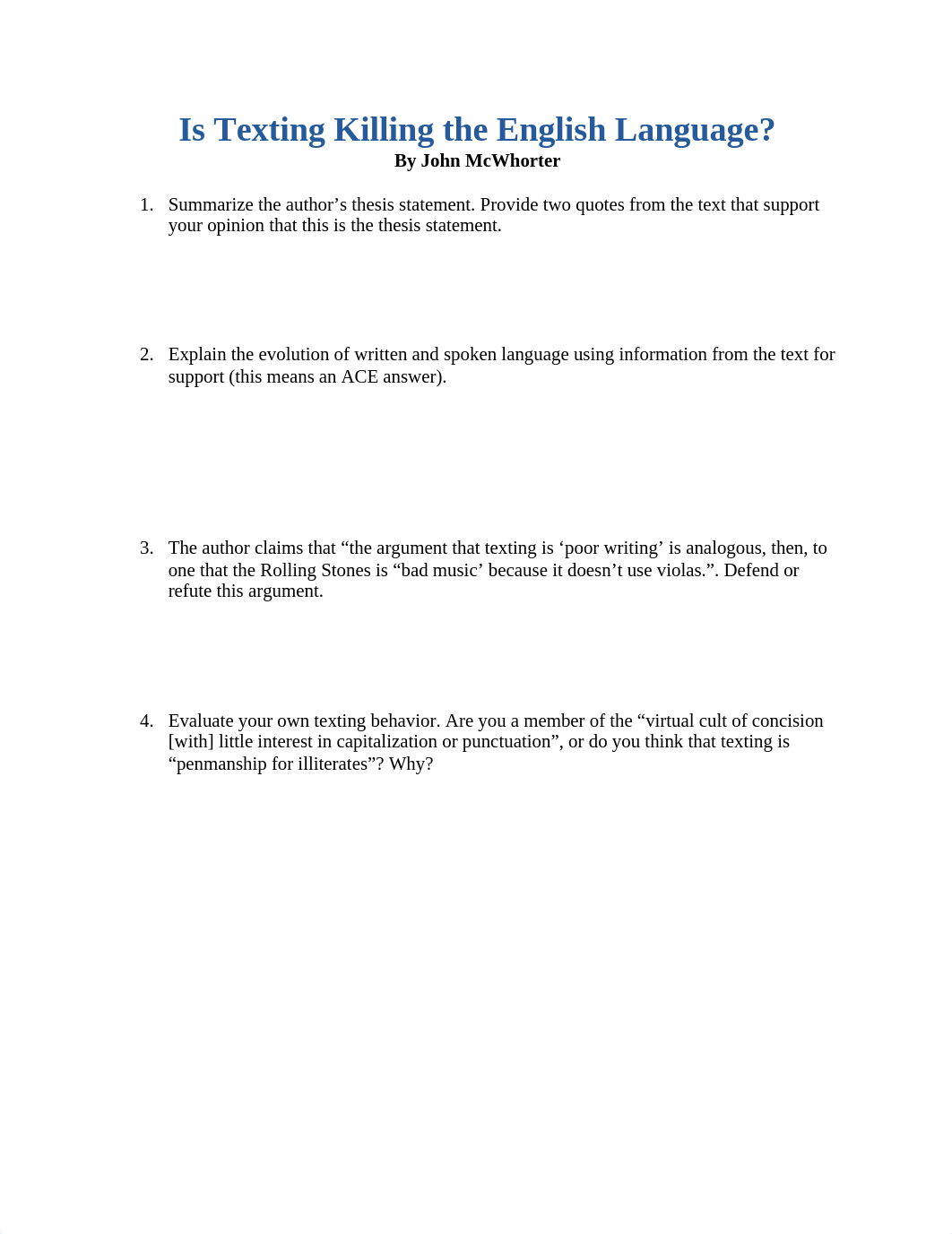 Is Texting Killing the English Language - Jose Campos.docx_d7fb2l5uez4_page1