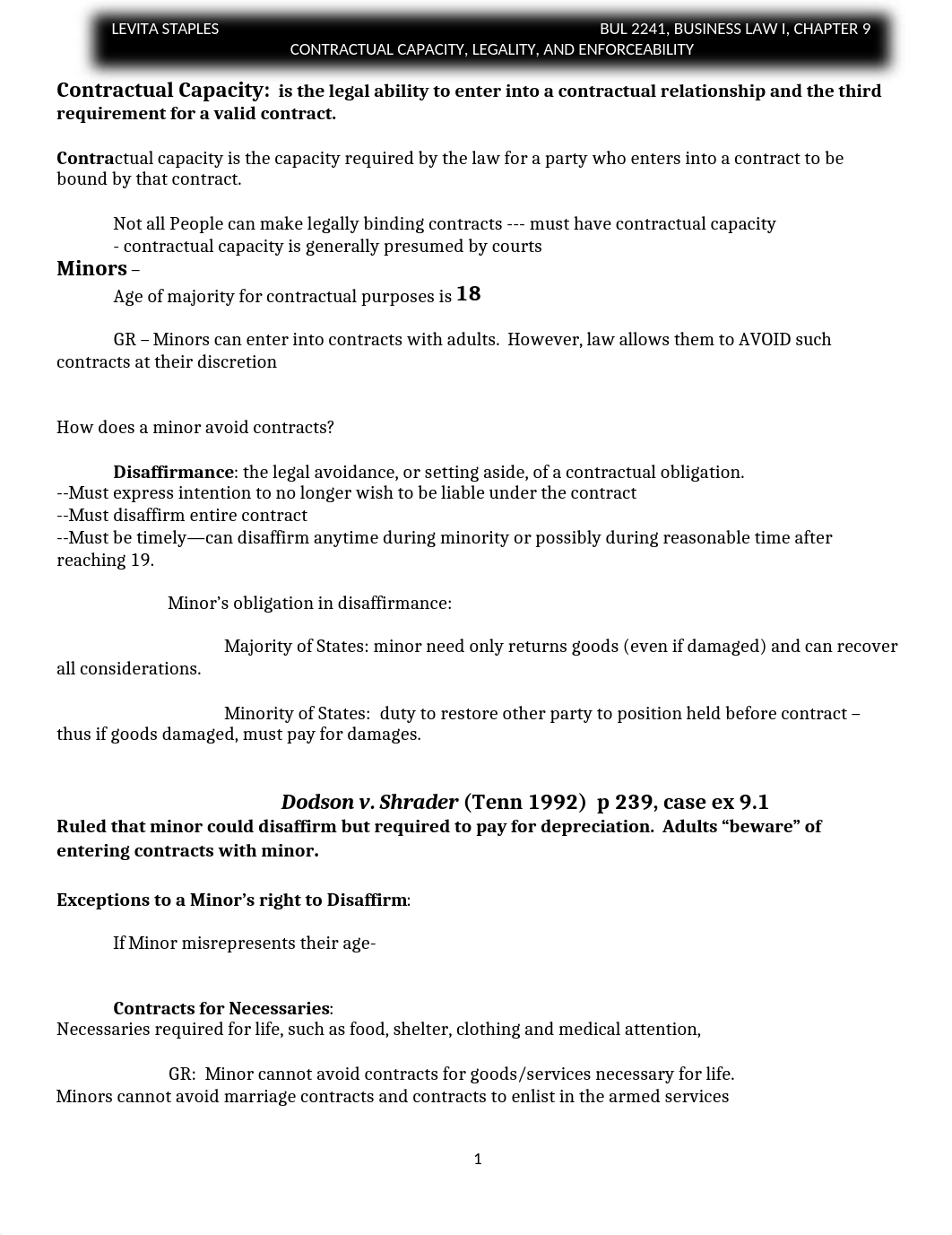 Chapter 9 - Capacity, Legality and Enforceability.docx_d7foftcct7e_page1