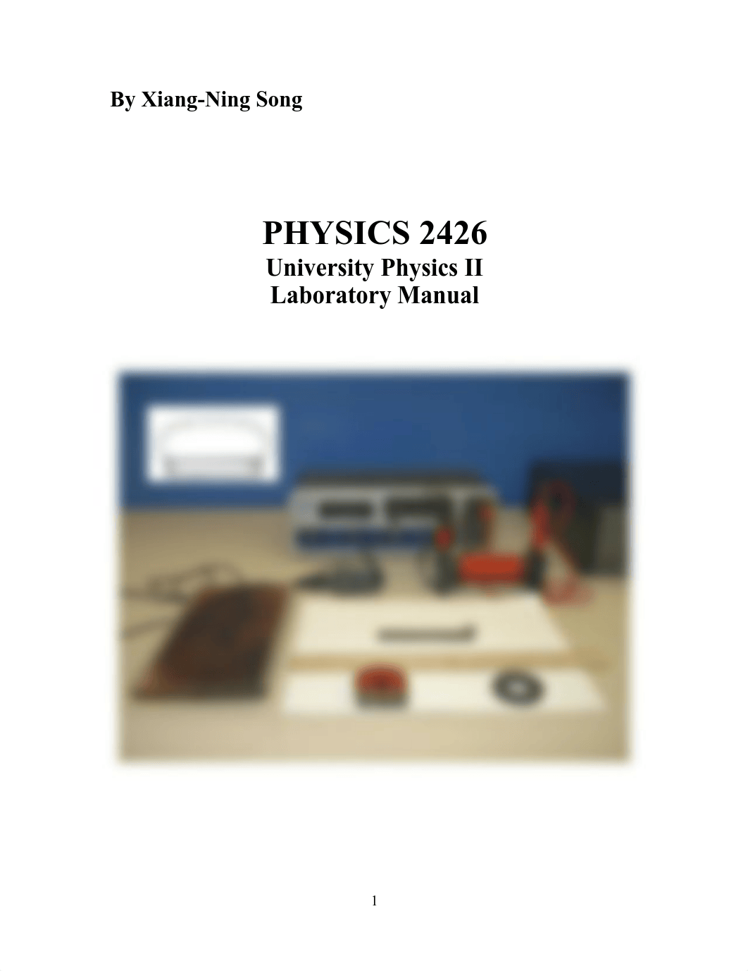 Phys 2426 Lab Manual.pdf_d7g32effjkb_page1