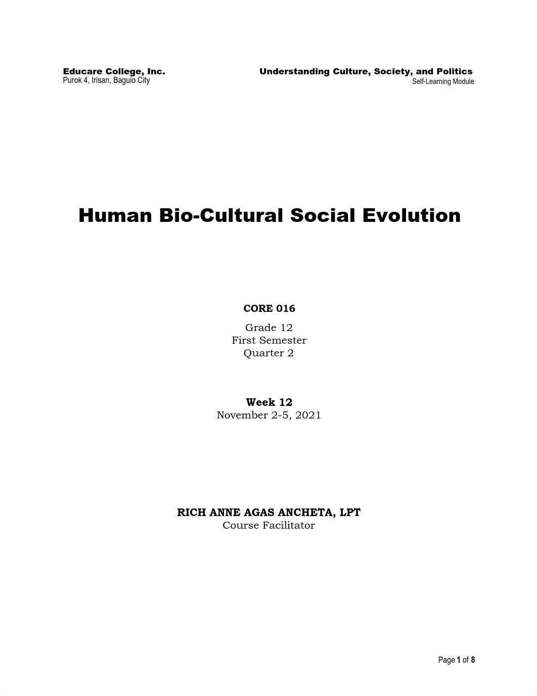 2ND QUARTER_UCSP_MODULE Human Bio-Cultural Social Evolution.pdf_d7gav7uoaj8_page1