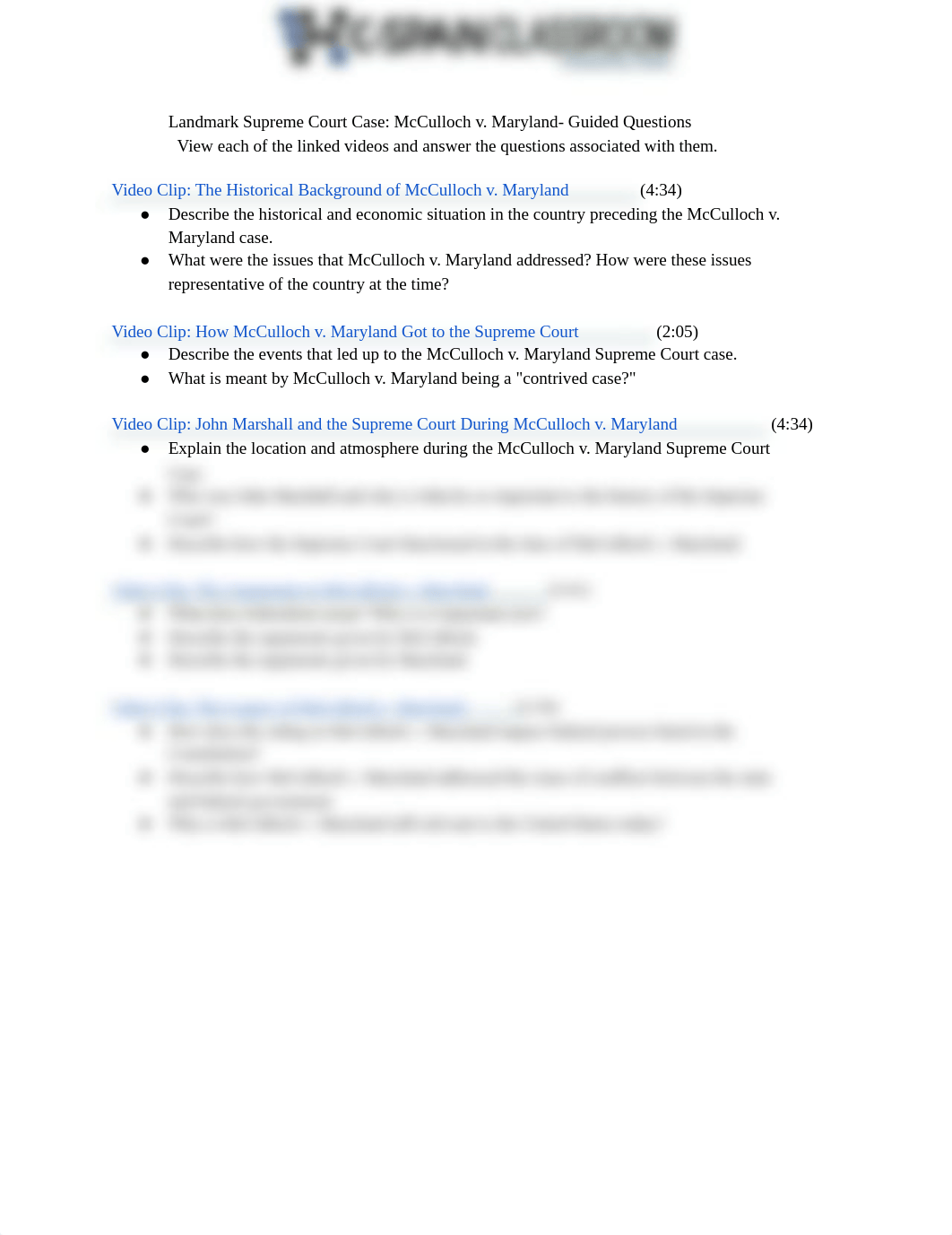 Landmark Supreme Court Cases_ McCulloch v. Maryland Guided Questions.pdf_d7gbxxisugb_page1