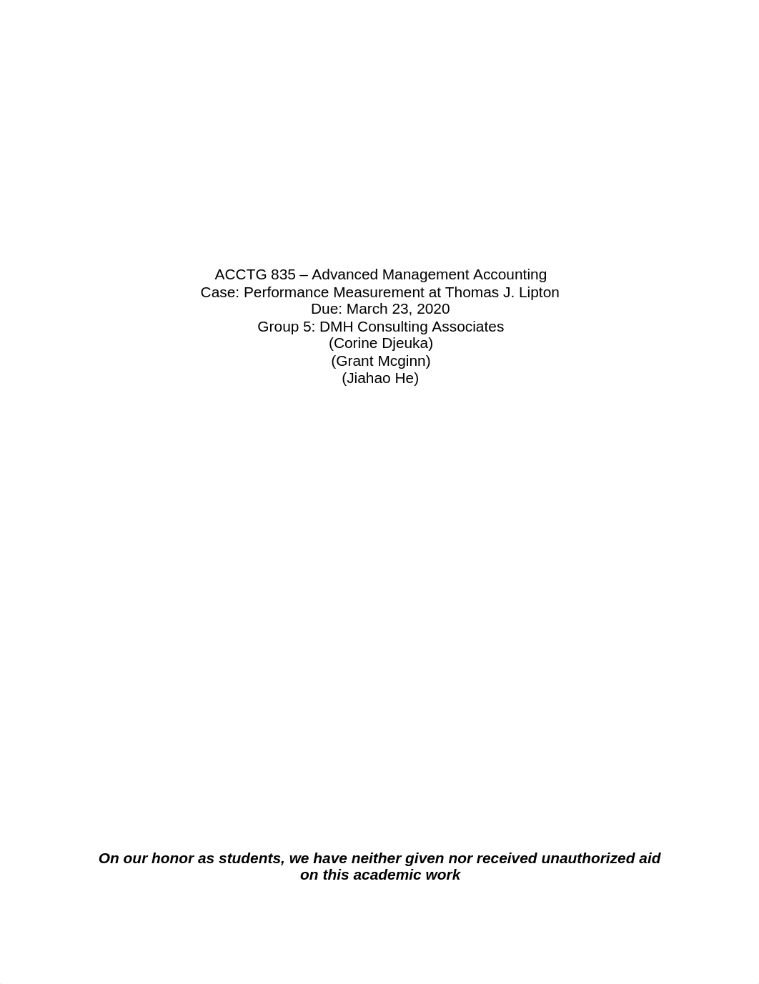 Performance measurement Thomas J. Lipton.docx_d7gkqe7ix4v_page1